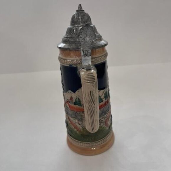 Original Gerzit Gerz Handmade West Germany Cobal Beer Stein October Fest - Picture 7 of 11